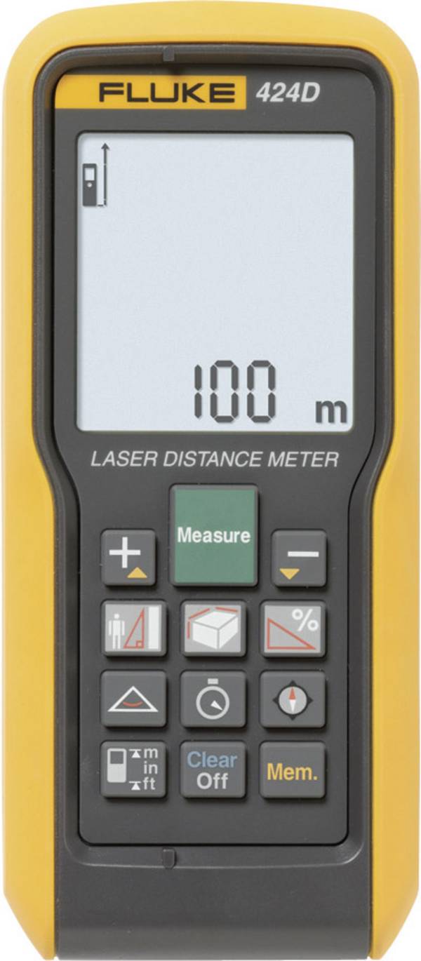 Fluke 424D Laseravståndsmätare   Stativadapter 6.3 mm (1/4") 100 m