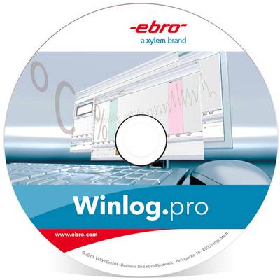 ebro Winlog.pro Mätprogram   Passar för märkena (mätinstrumentstillbehör) Ebro EBI 10, EBI 11, EBI 12, EBI 20, EBI 25, E