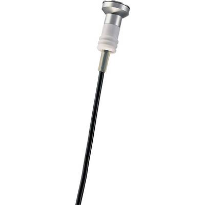 Metalldetektor med svart kabel och silverfärgat lock, typisk för användning inom industriella tillämpningar för felsökning.