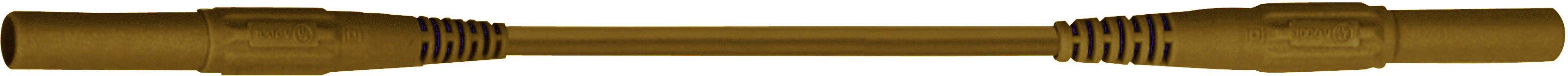 Stäubli XMS-419 Säkerhets-mätledning Laminerade stickdon 4 mm Laminerade stickdon 4 mm 1.50 m Brun 1 st