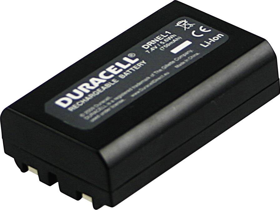 Uppladdningsbart Duracell litiumjonbatteri, 7,4 V, 2600 mAh.