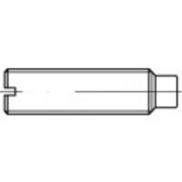TOOLCRAFT  106449 Inställningsskruv M5 25 mm Stål  100 st