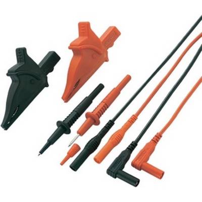 Säkerhets-mätledning-Set 1.20 m Svart, Röd VOLTCRAFT MS-5