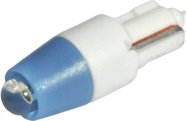 CML Innovative Technologies 1511A35B3 LED-signallampa Blå W 2 x 4.6 d 24 V/DC, 24 V/AC 480 mcd
