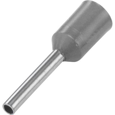 Vogt Verbindungstechnik 460609 Ändhylsa 4 mm² Delisolerad Grå 100 st