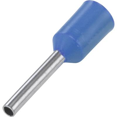 TRU COMPONENTS 1091286 Ändhylsa 0.3 mm² Delisolerad Ljusblå 100 st
