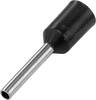 TRU COMPONENTS 1091287 Ändhylsa 1.5 mm² Delisolerad Svart 100 st
