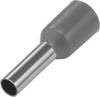 TRU COMPONENTS 1572426 Ändhylsa 4 mm² Delisolerad Grå 100 st