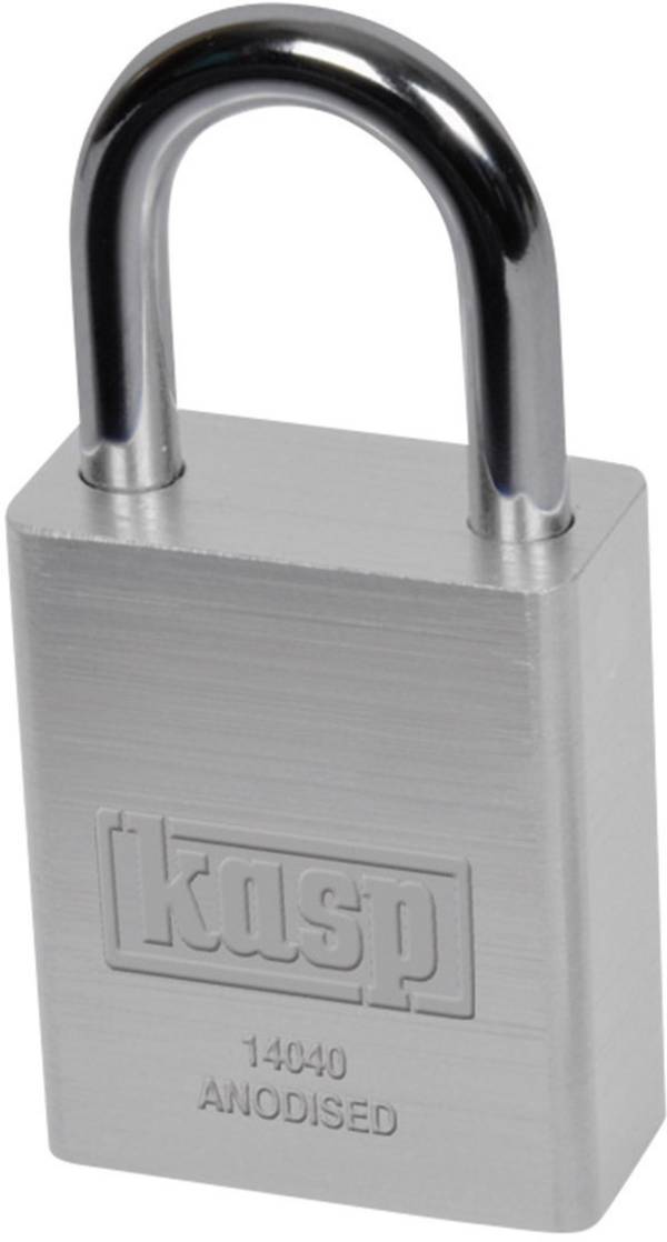Kasp K14040SILD Hänglås 38 mm Ny låsning   Silver