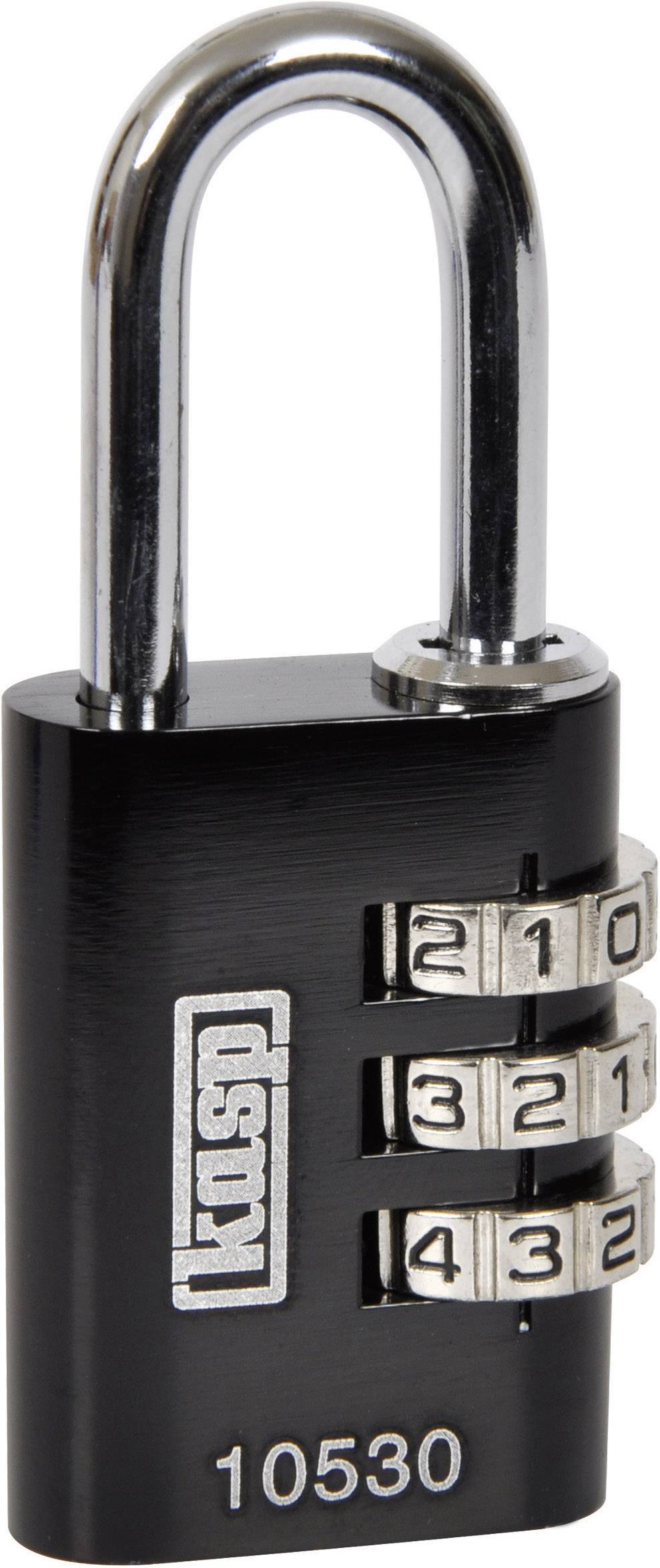 Kasp K10530BLAD Hänglås 30 mm Svart Kombination-0