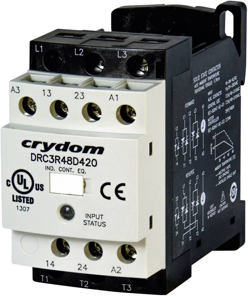 Crydom DRC3R48D420 Reverserande kontaktor 24 V/DC, 24 V/AC 7.6 A Passar till följande märken: Crydom Piece 1 st
