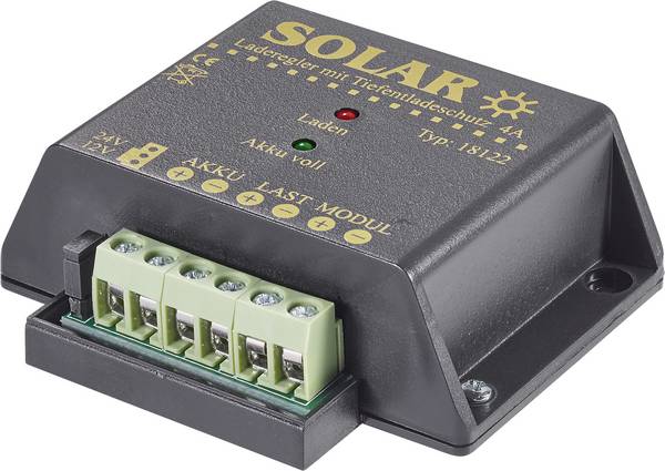 IVT PWM Seriell 12/24 Solenergi laddningsstyrenhet Serie 12 V, 24 V 4 A