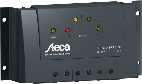 Steca Solarix PRS 3030 Solenergi laddningsstyrenhet Serie 12 V, 24 V 30 A