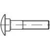 TOOLCRAFT 1061358 Flat rund skruv M5 16 mm Fyrkant DIN 603 Rostfritt stål A2 100 st