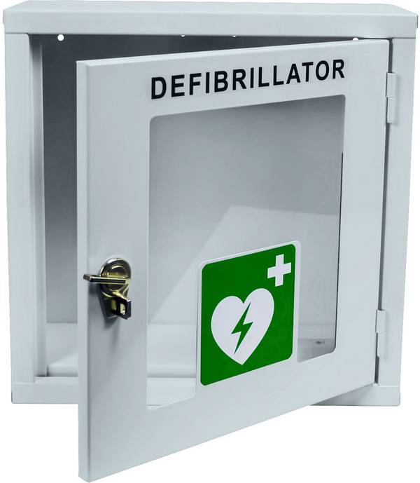 MEDX5 AED-AI-040-AL DEFI-väggdosa Inomhus med larm Vit Metall