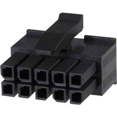 8-polig PCIe-kontakt i svart.