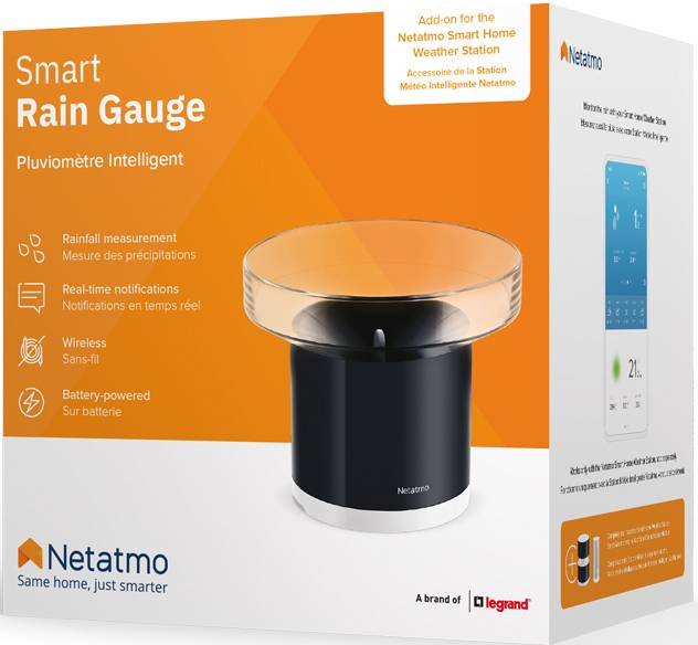 Regnmätare Netatmo NRG01-WW-2