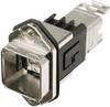 Telegärtner 100007423 RJ45-flänsset variant 14 100007423 Chassianslutning inbyggnad Poler: 8P8C Antal poler (RJ) 8P8C Metall 1 st