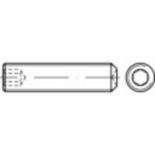 TOOLCRAFT  118526 Inställningsskruv M2 2.5 mm Stål  100 st
