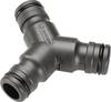 GARDENA 02833-20 Plast Y-koppling Snabbkoppling Pro-system