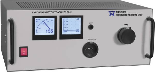 Thalheimer LTS 610-K Labor-Trenntrafo inställbar   2500 VA Antal utgångar: 1 x 2 - 250 V/AC
