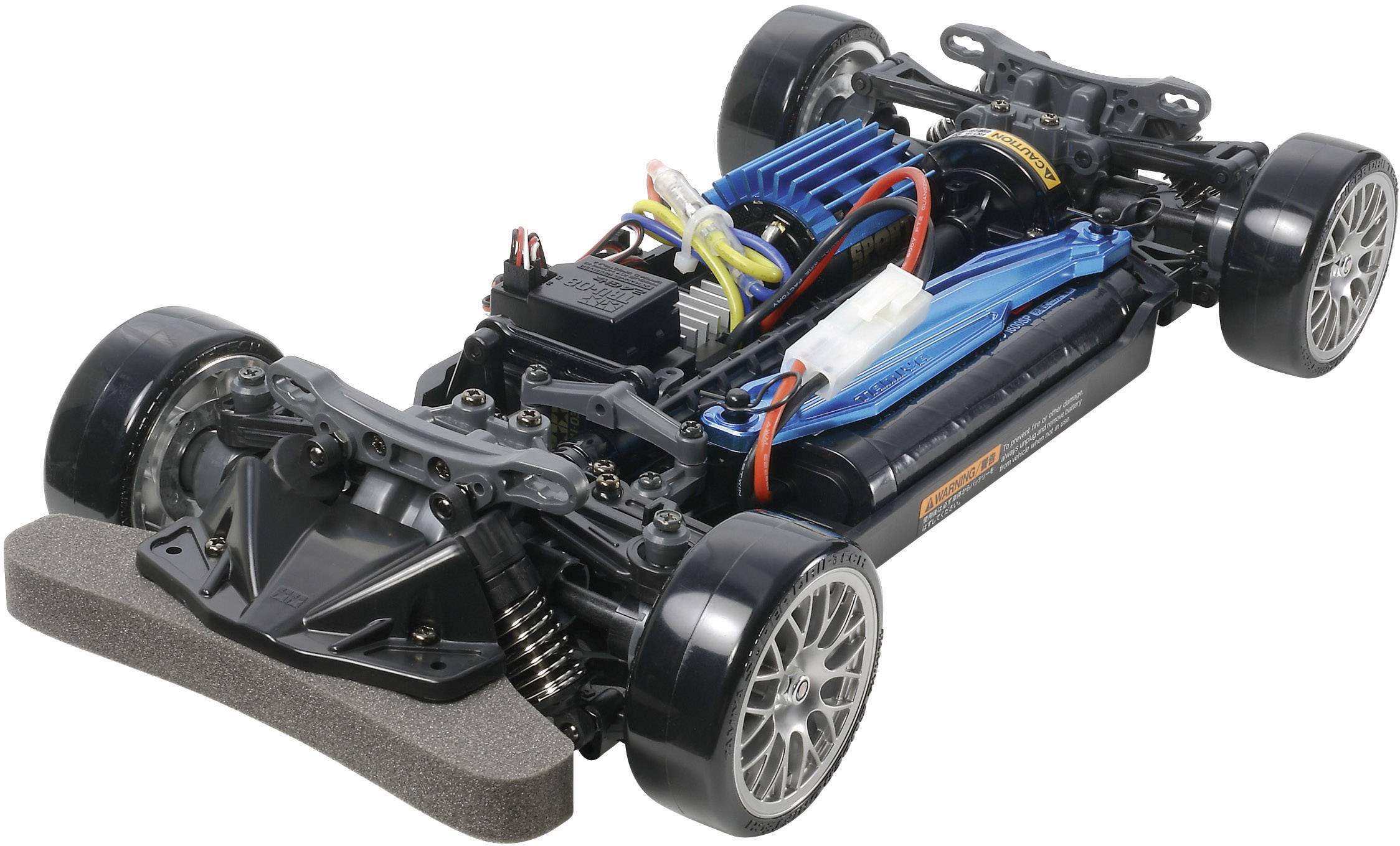 Tamiya TT-02D Drift Spec Chassis Borst motor 1:10 RC modellbil