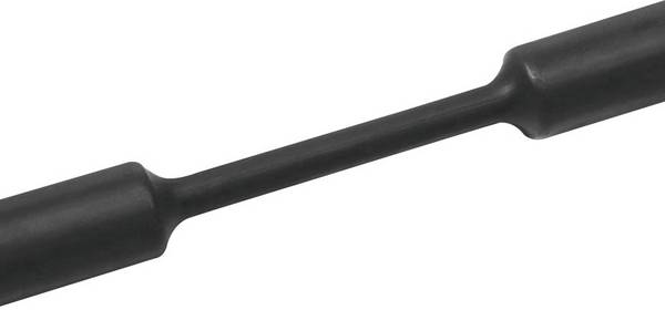 HellermannTyton 333-42400 Krympslang utan lim Svart 24 mm 8 mm Krympförhållande:3:1 Metervara