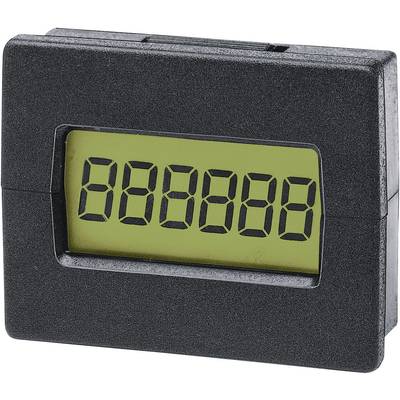 Impulsräknare Trumeter 7016 6-siffrig LCD-räknare 7016  Inbyggnadsmått 29,4 x 22 mm 