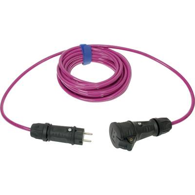 SIROX 649.010.18 Ström Förlängningskabel 16 A Rosa 10.00 m H07BQ-F 3G 1,5 mm²