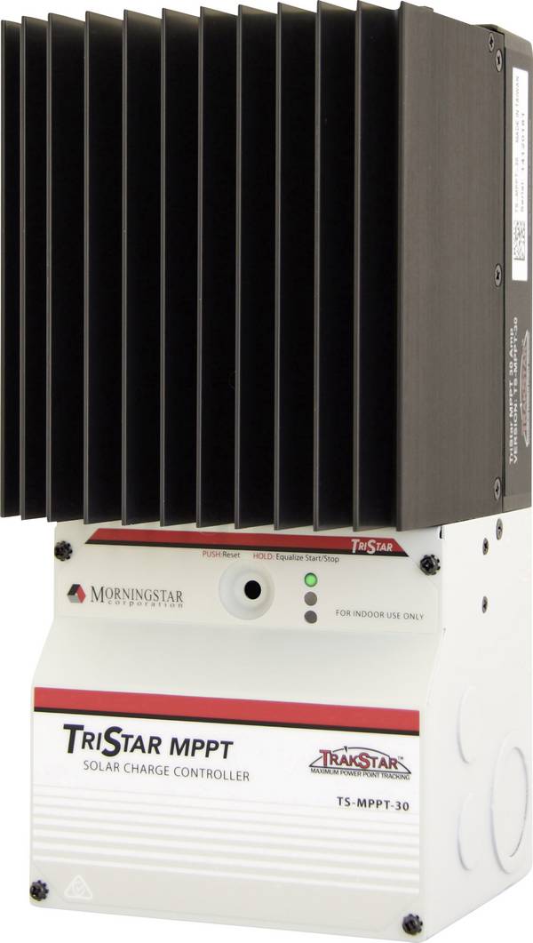 Morningstar TriStar TS-MPPT-30 Solenergi laddningsstyrenhet MPPT 12 V, 24 V, 36 V, 48 V 30 A
