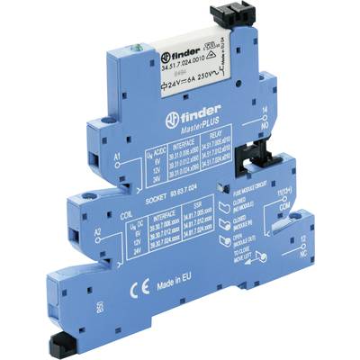 Finder 39.31.7.220.0060 Koppar-relä 220 V/DC 6 A 1 switch 1 st