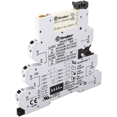 Finder 39.91.0.024.0060 Koppar-relä 24 V/DC, 24 V/AC 6 A 1 switch 1 st