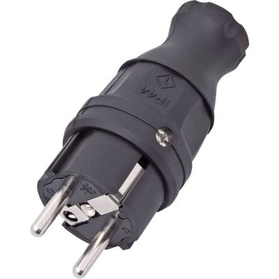 interBär 9003-004.01 Stickpropp Gummi 230 V Svart IP44