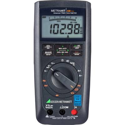 Gossen Metrawatt M242A Handmultimeter Kalibrerad (DAkkS) digital CAT III 1000 V, CAT IV 600 V Display (Beräkningar): 120