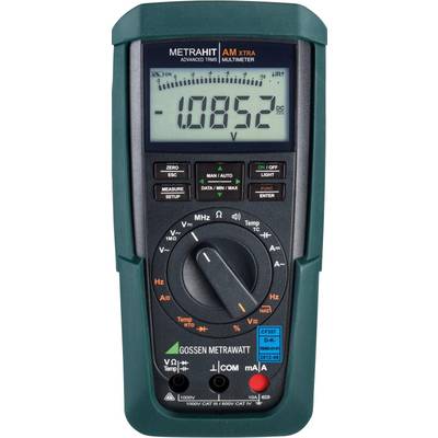 Gossen Metrawatt M240A Handmultimeter Kalibrerad (DAkkS) digital CAT III 1000 V, CAT IV 600 V Display (Beräkningar): 120