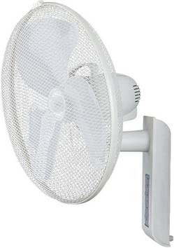 CasaFan Greyhound WV 45 FB LG Väggventilator  50 W (Ø x H) 44.3 cm x 280 mm Ljusgrå Oscillerande, Svängbar, med fjärrkontroll, Väggmontering