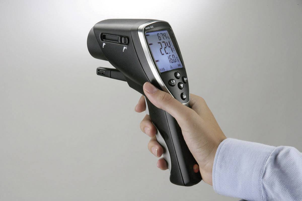 testo IR termometer Kalibrerad enligt (DAkkS) Optik 75:1 30 till +950 °C Luftfuktighetsmätning, Kontaktmätning testo IR termometer Kalibrerad enligt (DAkkS) Optik 75:1 30 till +950 °C Luftfuktighetsmätning, Kontaktmätning