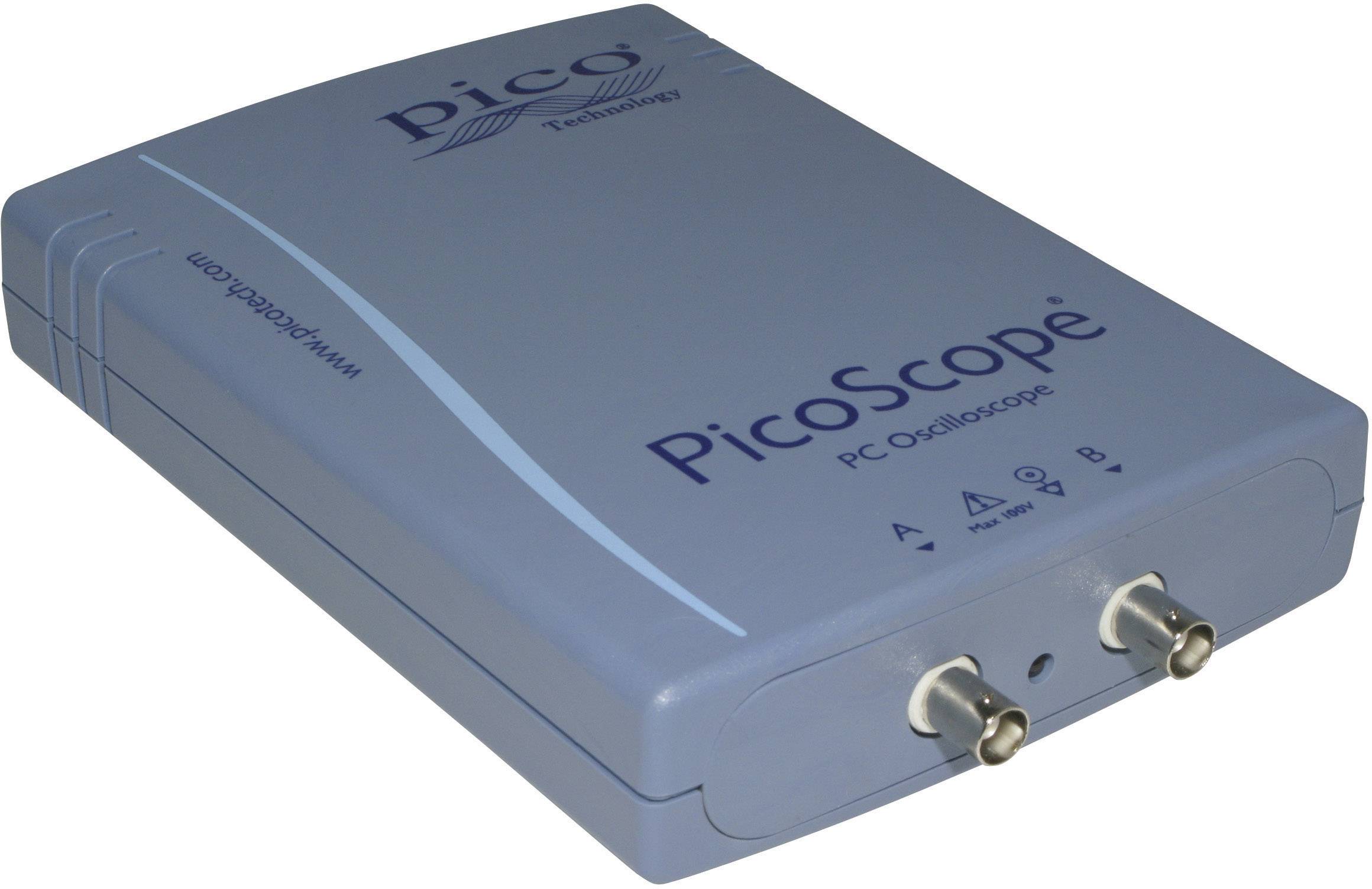 Pico Technology PP478 PC-oscilloskop Kalibrerad (SCS-godkänt laboratorium (SCS)) 20 MHz 2 kanaler 80 MSa/s 32 Mpts 12 Bit Digital lagring (DSO), Spectrum analysator 1 st