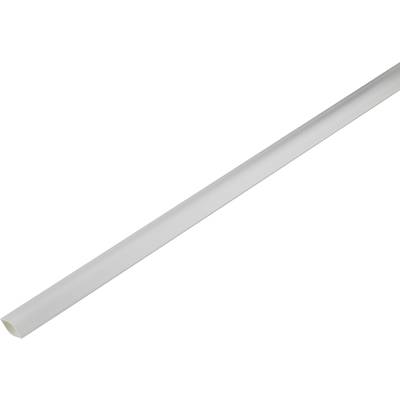 TRU COMPONENTS 1225498 Krympslang utan lim Vit 19 mm 9 mm Krympförhållande:2:1 Metervara