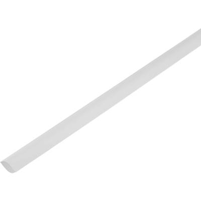 TRU COMPONENTS 1225503 Krympslang utan lim Vit 60 mm 30 mm Krympförhållande:2:1 Metervara