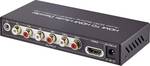 HDMI-ljudomvandlare med Toslink och 6-kanalig (5.1) RCA-utgång