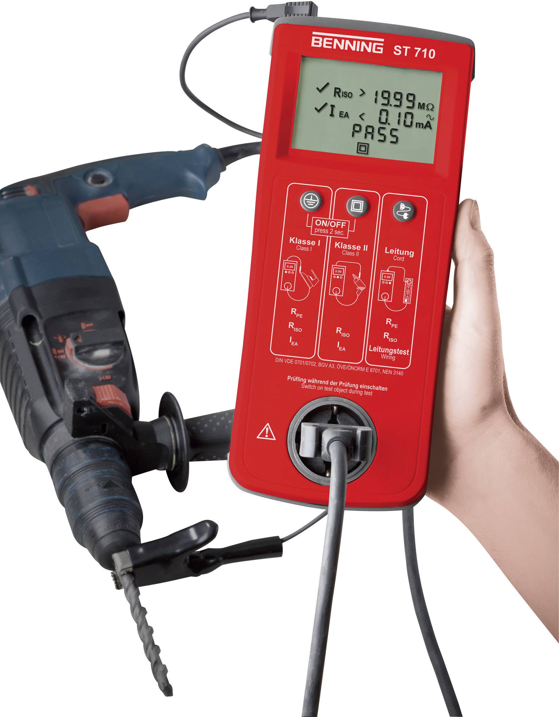 Benning ST 710 Apparattestare VDE-norm 0701-0702-2