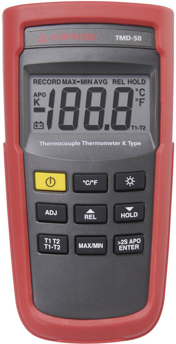 Beha Amprobe TMD-50 Temperaturmätare -60 - +1350 °C Sensortyp K