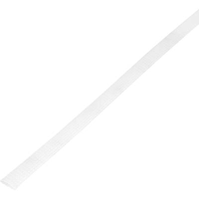 TRU COMPONENTS 1571655 CBBOX1221-WT Flätad slang Vit PET 12 till 21 mm 10 m