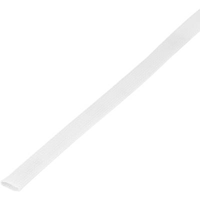 TRU COMPONENTS 1570440 CBBOX2534-WT Flätad slang Vit PET 25 till 34 mm 5 m
