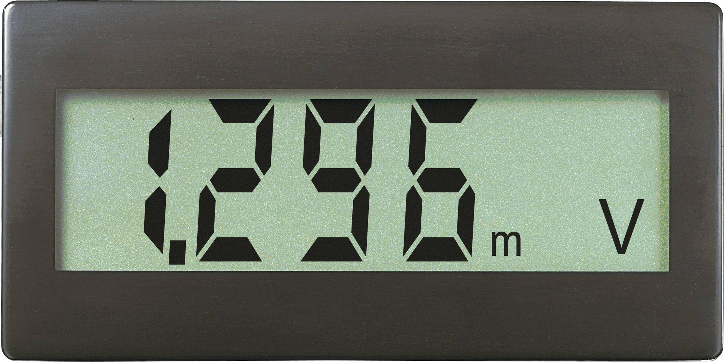 Digitaldisplayen visar '1.296 mV'.