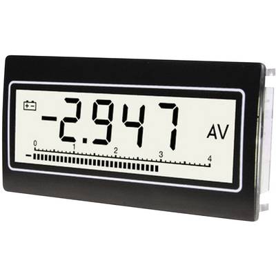 TDE Instruments DPM-802-TW-TV Digital panelmätare Spänning: 0,1 mV - 300 V DC/ACStröm: 0,1 µA - 10 A DC/AC