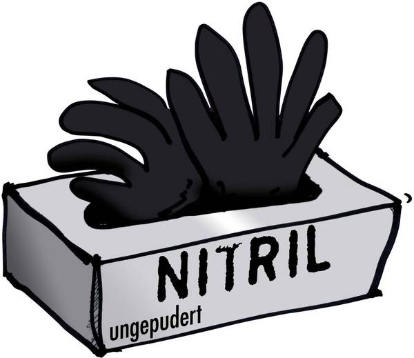 Leipold Doehle  14680 100 st Nitril Engångshandske Storlek (handskar): 7, S