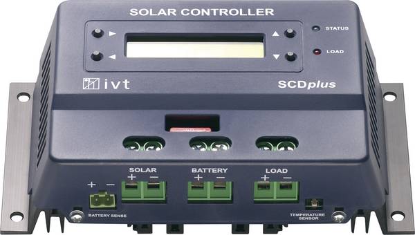 IVT SCDplus 25A Solenergi laddningsstyrenhet PWM 12 V, 24 V 25 A