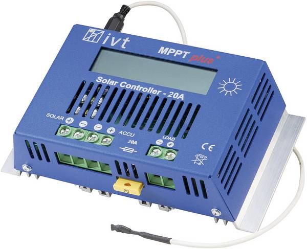 IVT MPPTplus 20A Solenergi laddningsstyrenhet MPPT 12 V, 24 V 20 A